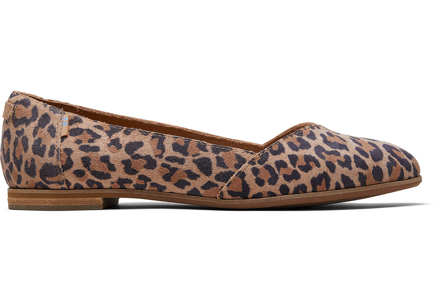 Toms Julie Leopard Print Suede - Womens Flats - Brown/Leopard - NZ - 279483YPD